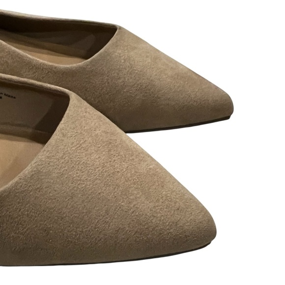 Seychelle’s 7.5 Tan Suede Slingback Pointed Flats - Picture 4 of 9
